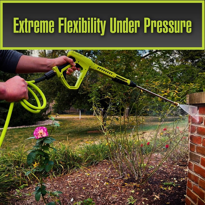 Flexzilla Pressure Washer Hose with M22 Fittings, 1/4 in. x 50 ft., ZillaGreen - HFZPW3450M-E - Image 3